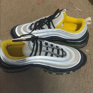 Nike air Max 97 black white Grey yellow sneakers